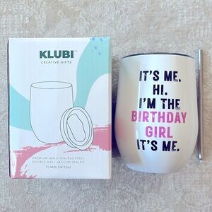 Brand New Taylor Swift Birthday Girl Stainless Steel Insulated Tumbler w/ Straw